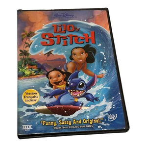 Lilo & Stitch DVD Movie Disney THX Bilingual French NTSC Region 1 2002 Animated